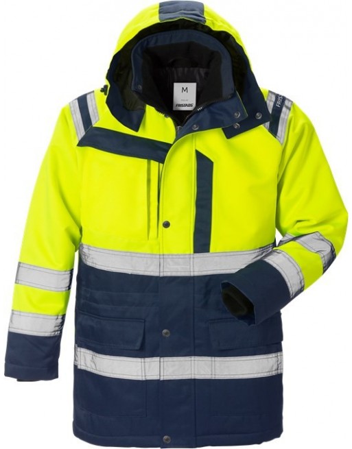 Strong, durable winter warning jacket type parka, dirt resistant, oil-resistant Polydex 4042 PP Fristads 119629