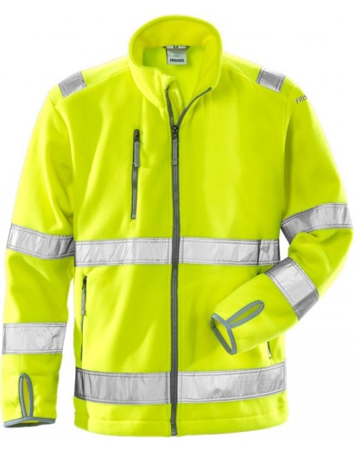 Soft and durable 4400 FE fleece warning sweatshirt Fristads 114087