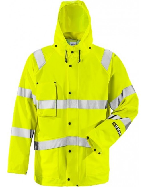 Antistatic antistatic warning rain jacket Hi-Vis 4845 RSHF Fristads 101038