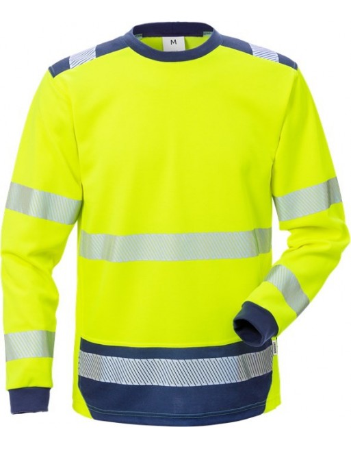 Long sleeve warning t-shirt, breathable with UV protection 7724 THV Fristads 114100