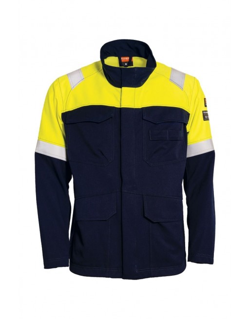 Flame retardant sweatshirt for metallurgical foundry with protection against molten aluminum, Magma Tranemo 563587 iron