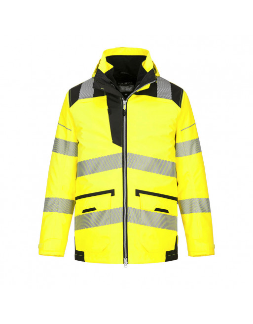 Waterproof Breathable Warning Jacket PW3 5in1 Portwest PW367