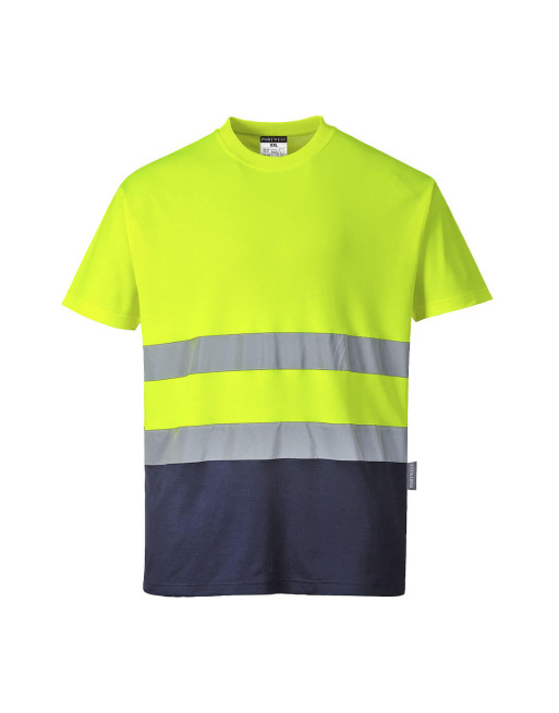 S173 - T-shirt two-tone warning Portwest
